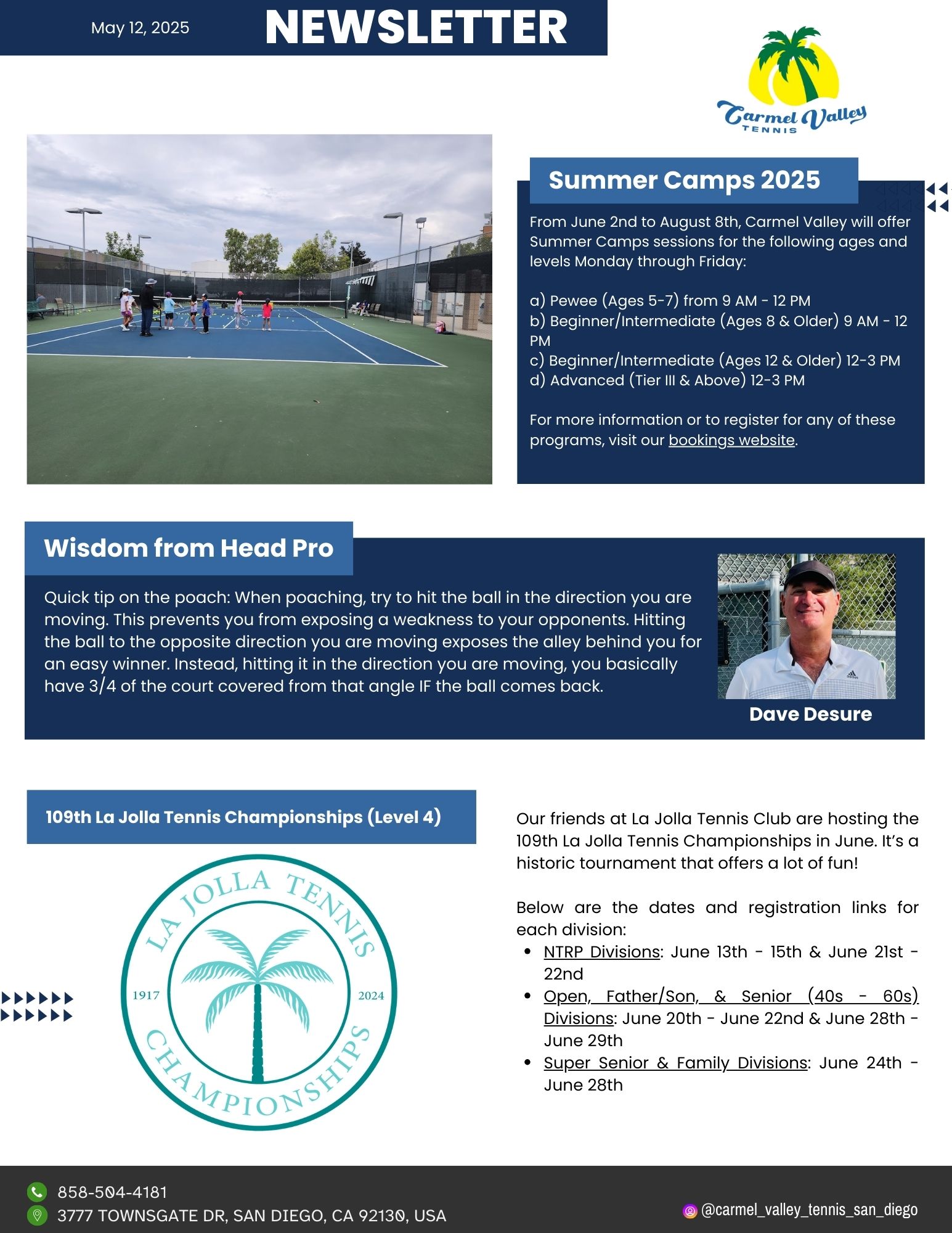 Newsletter - May 12, 2025