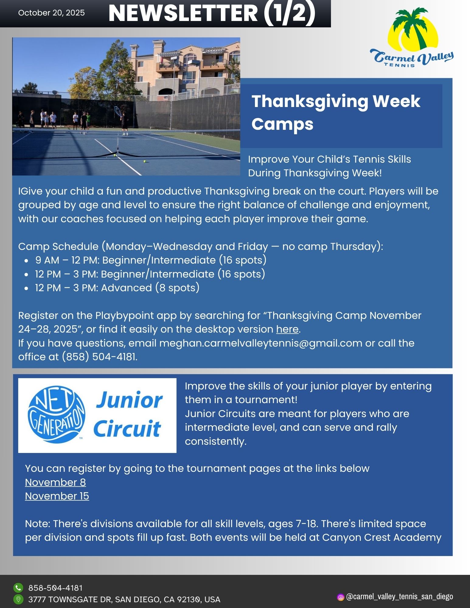 Newsletter - October 20, 2025 1_2