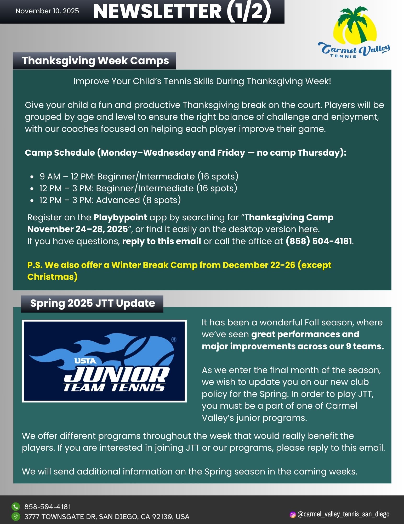 Newsletter - November 10, 2025 (1_2)